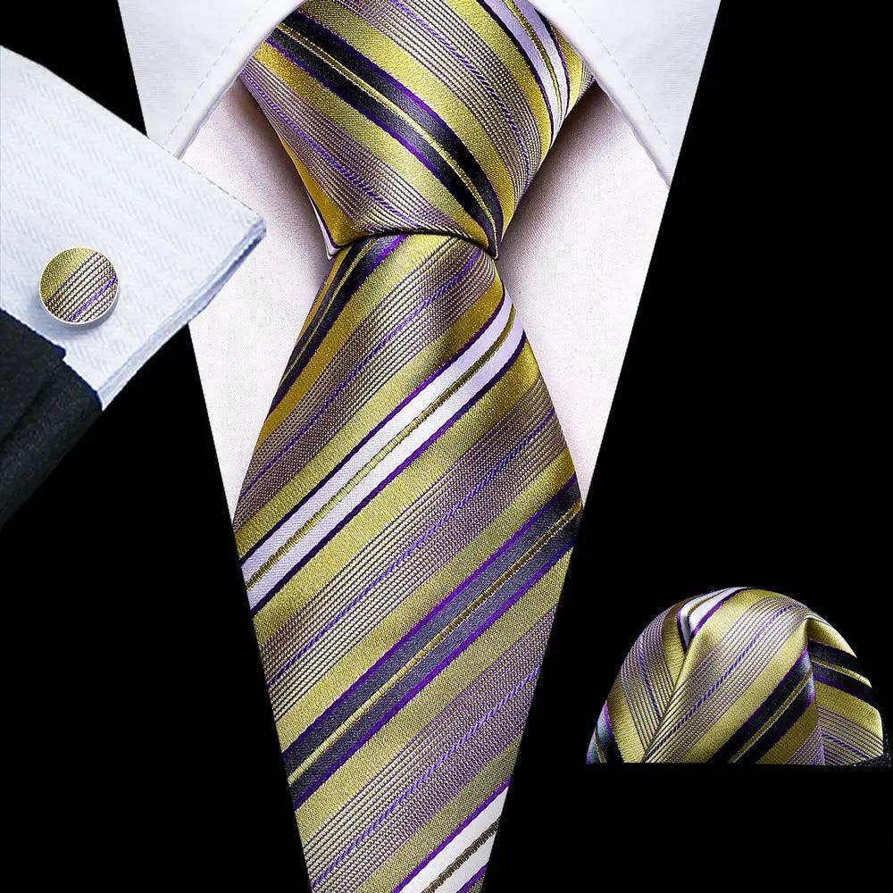 Men's Accessories - Ties High Quality Artsy Design Neckties Handkerchief Cufflinks Sets +50 Styles