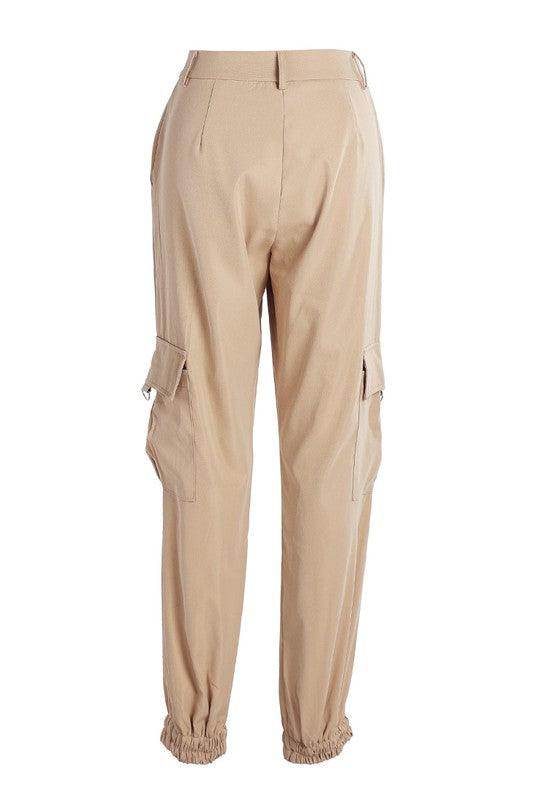 High Waist Cargo Pants - VacationGrabs