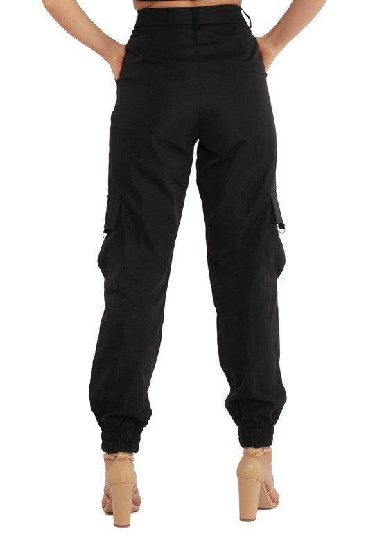 High Waist Cargo Pants - VacationGrabs