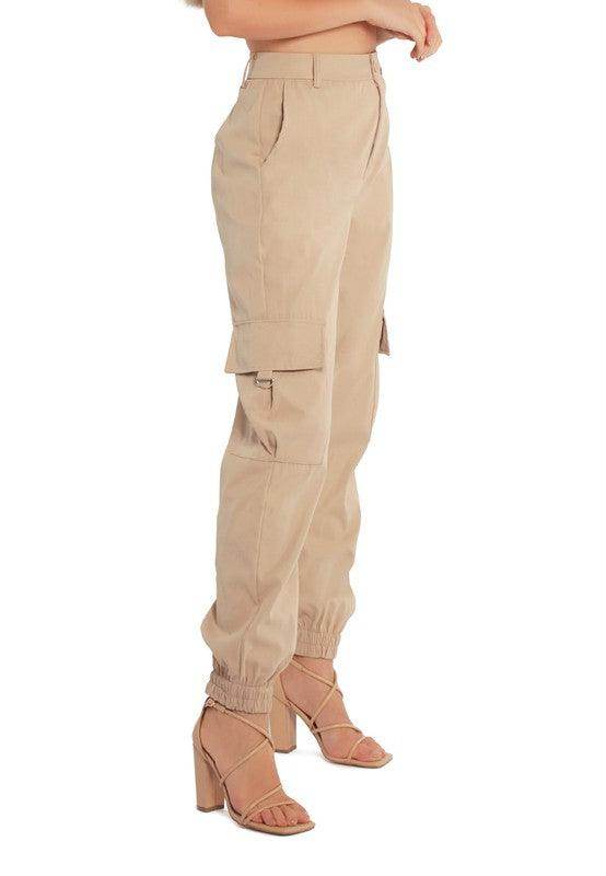 High Waist Cargo Pants - VacationGrabs