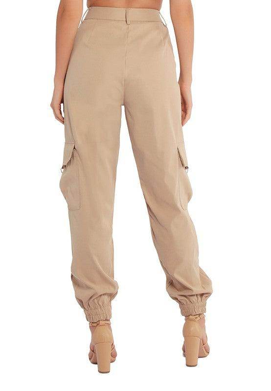 High Waist Cargo Pants - VacationGrabs