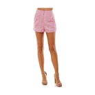 VacationGrabs high waist pattern shorts in pink with polka dots, perfect for summer outings