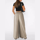 High Waist Wide Leg Pants - VacationGrabs