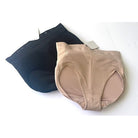 Forever-Foxy women's high waisted padded briefs shapewear in black and beige for smooth body contouring