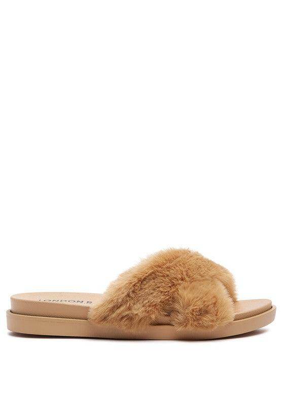 Homey Fur Slip-On Flats - VacationGrabs