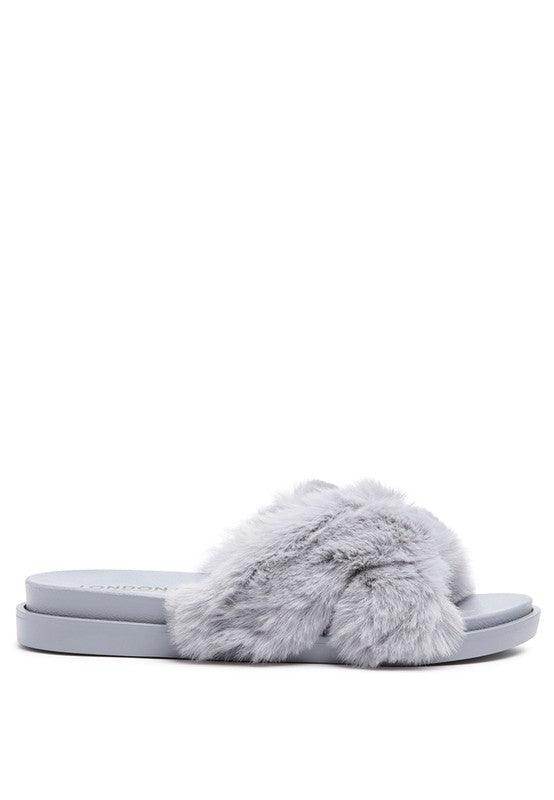Homey Fur Slip-On Flats - VacationGrabs