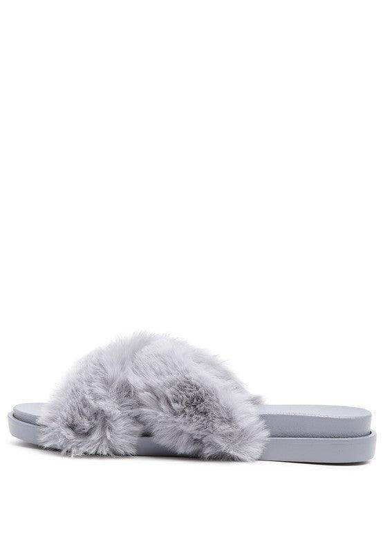Homey Fur Slip-On Flats - VacationGrabs