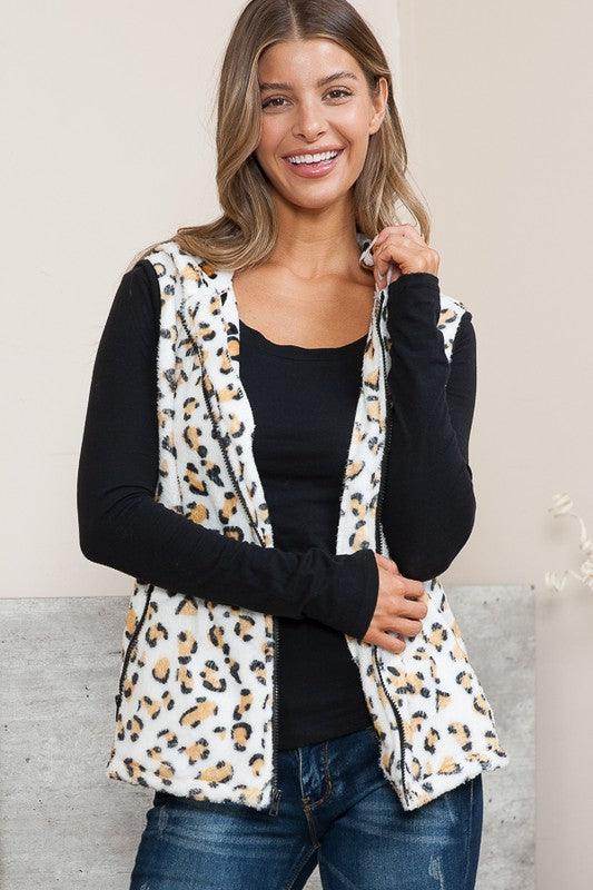 Hoodie Vest with Pockets - VacationGrabs