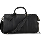 Hot Leather Travel Bag Vintage Leather Duffle Bag With - VacationGrabs