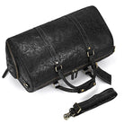 Hot Leather Travel Bag Vintage Leather Duffle Bag With - VacationGrabs