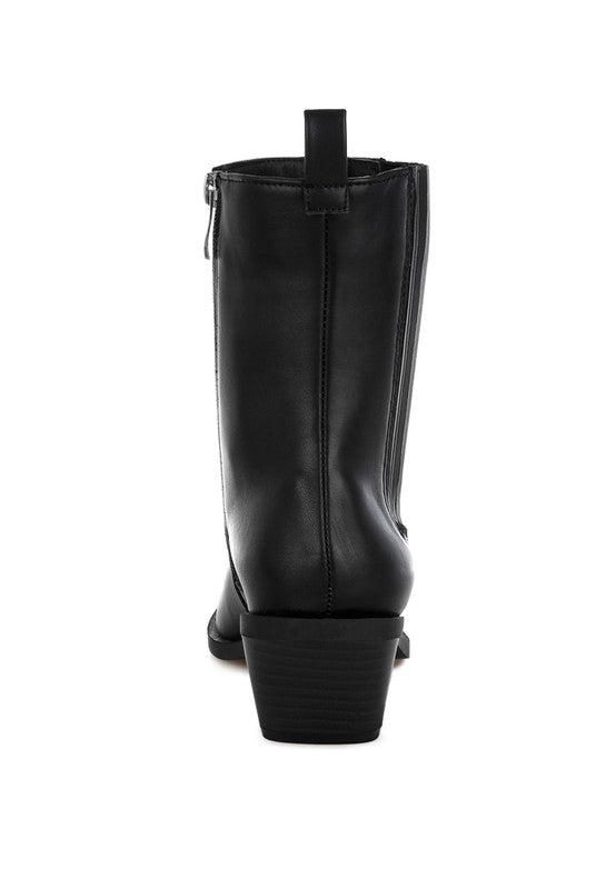 Black Rag Company Jeffers Ankle Boots stylish travel with a sleek design and comfortable heel