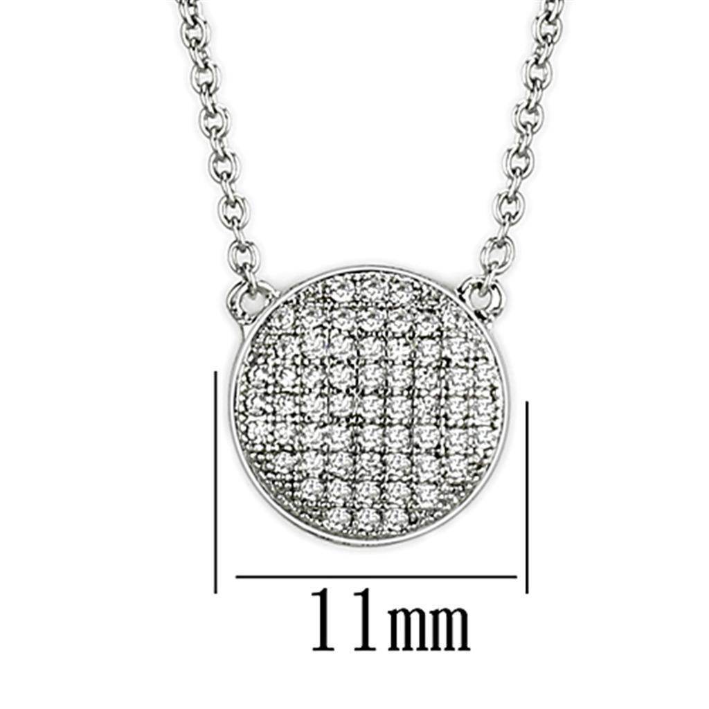 Elegant round pendant necklace featuring sparkling stones, perfect holiday jewelry gift for her