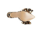 Joelle High Heel Bow Tie Leopard Print Mules - VacationGrabs