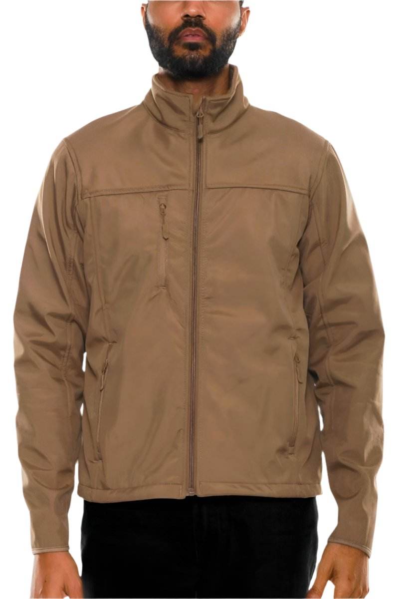 Khaki Storm Windbreaker Jacket - VacationGrabs