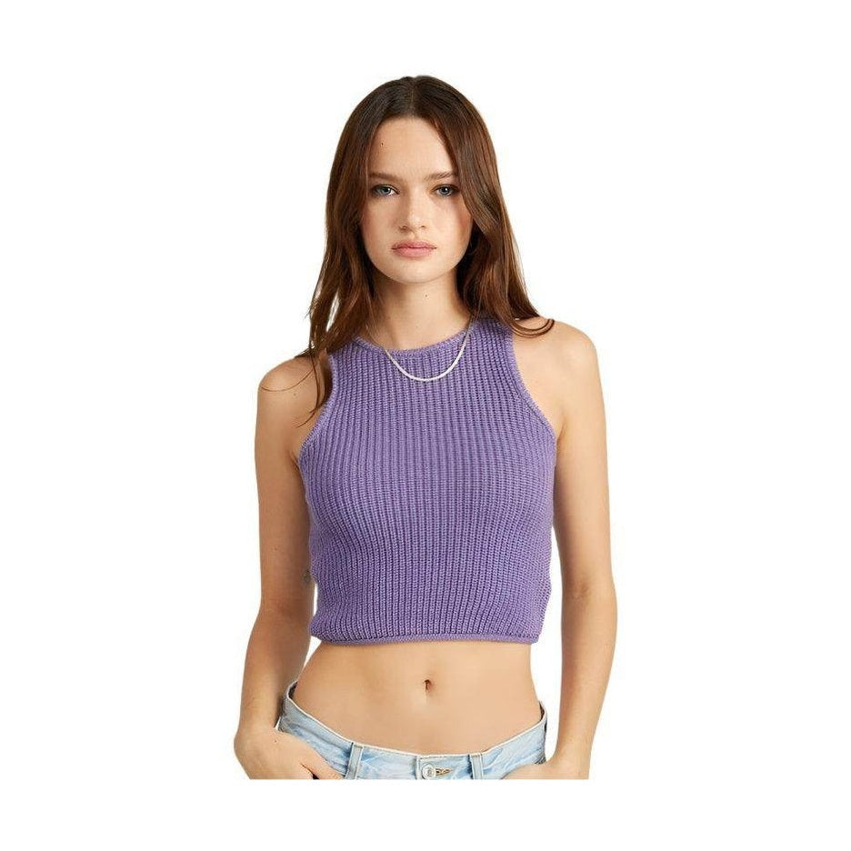 Knit Racer Back Tank Top - VacationGrabs