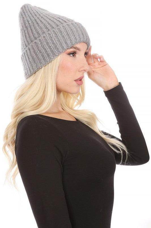 Knitted Sequin Beanie - VacationGrabs