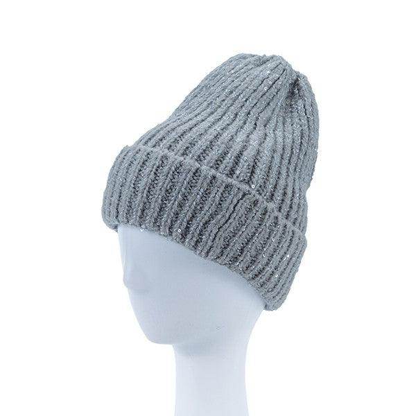 Knitted Sequin Beanie - VacationGrabs
