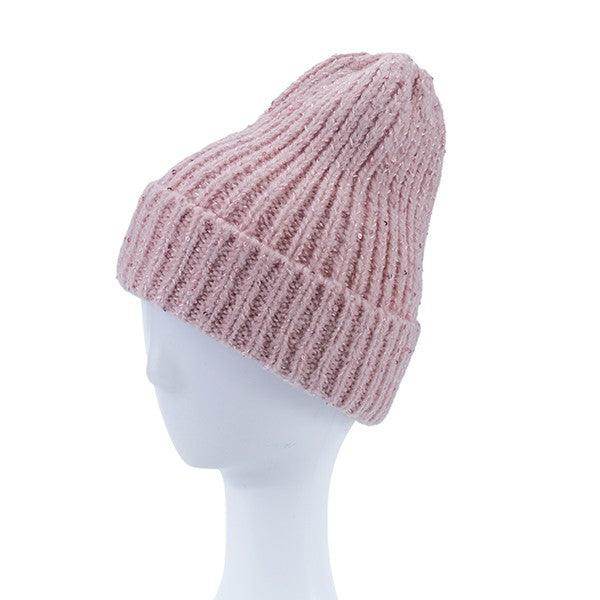 Knitted Sequin Beanie - VacationGrabs