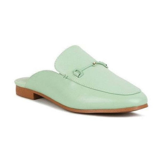 Kristy Horsebit Embellished Mules - VacationGrabs