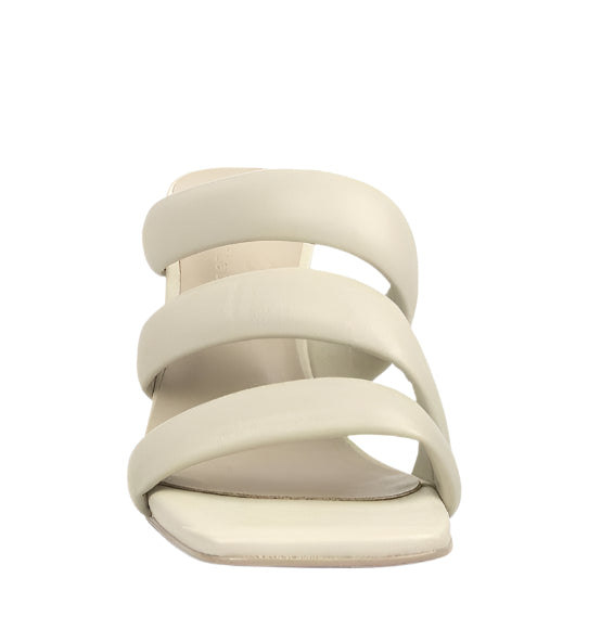 Kywe Textured Heel Chunky Strap Sandals - VacationGrabs