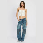 Lace Up Corset Bustier Top - VacationGrabs