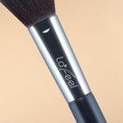 Close-up of Lafeel makeup brush set featuring a sleek handle and soft bristles for flawless application