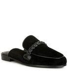 Lavinia Suede Leather Braided Detail Mules - VacationGrabs
