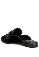 Lavinia Suede Leather Braided Detail Mules - VacationGrabs