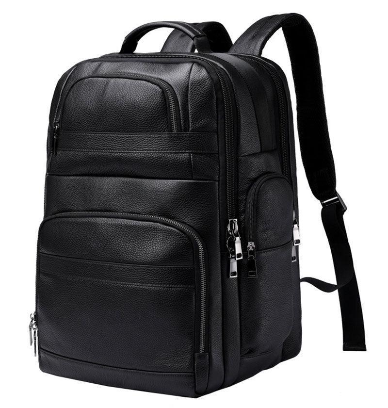 Designer Leather Backpack Mens Travel Bag 15 Inch Laptop High Quality –  VacationGrabs