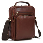 Leather Shoulder Bag Crossbody Satchel Bag for Men Crazy - VacationGrabs