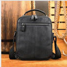 Leather Shoulder Bag Crossbody Satchel Bag for Men Crazy - VacationGrabs