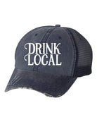 Ocean and 7th Men's Local Brewery Cap with 'Drink Local' Text for Casual Outdoor Wear