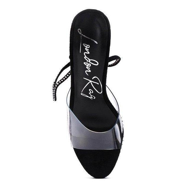 Rag Company elegant evening shoes with transparent straps and stylish design for sophisticated looks