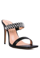 Rag Company stylish ball heel shoes with decorative bead strap for elegant occasions