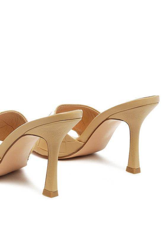 Rag Company stylish woven sandals with elegant heel design for a chic look