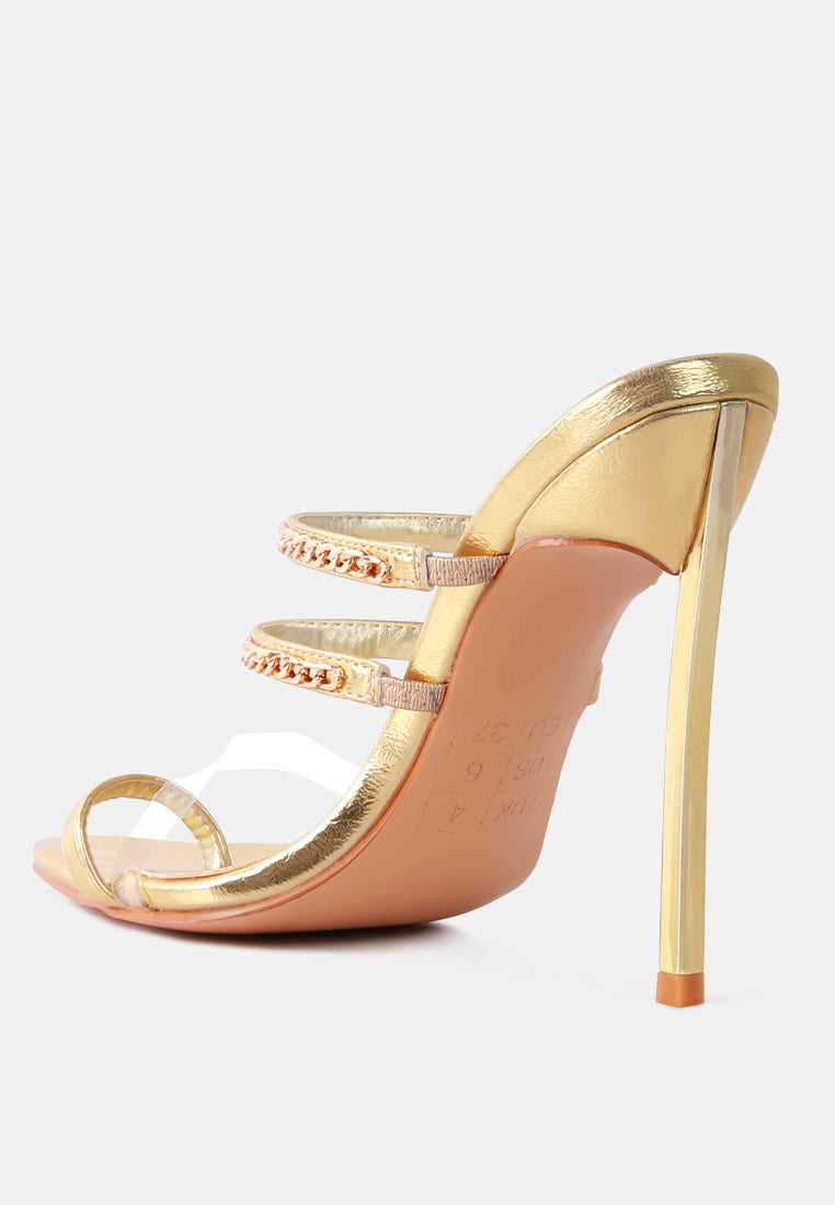 London Rag International Women's Heels in Gold, perfect vacation worthy shoes and apparel for stylish events.