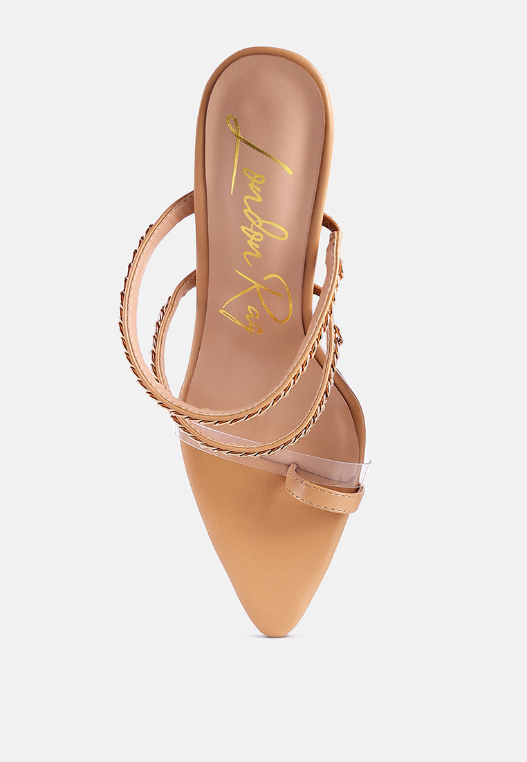 London Rag Women's Heels with Braided Straps, perfect vacation worthy shoes and apparel.