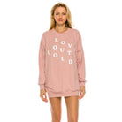 Andante USA Love Out Loud Dress in Soft Pink with Relaxed Fit and Front Pocket