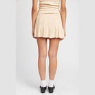 Low Waist Pleated Mini Skirt - VacationGrabs