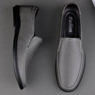Gray luxury Italian loafers designed for comfort and style in casual settings