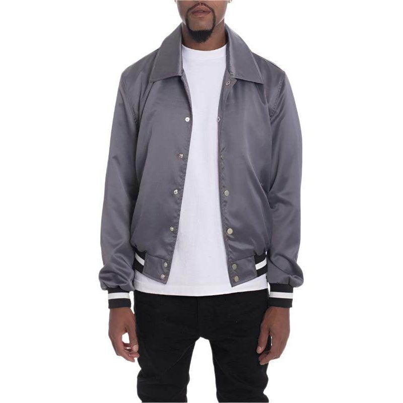 Luxury Satin Bomber Jacket - VacationGrabs