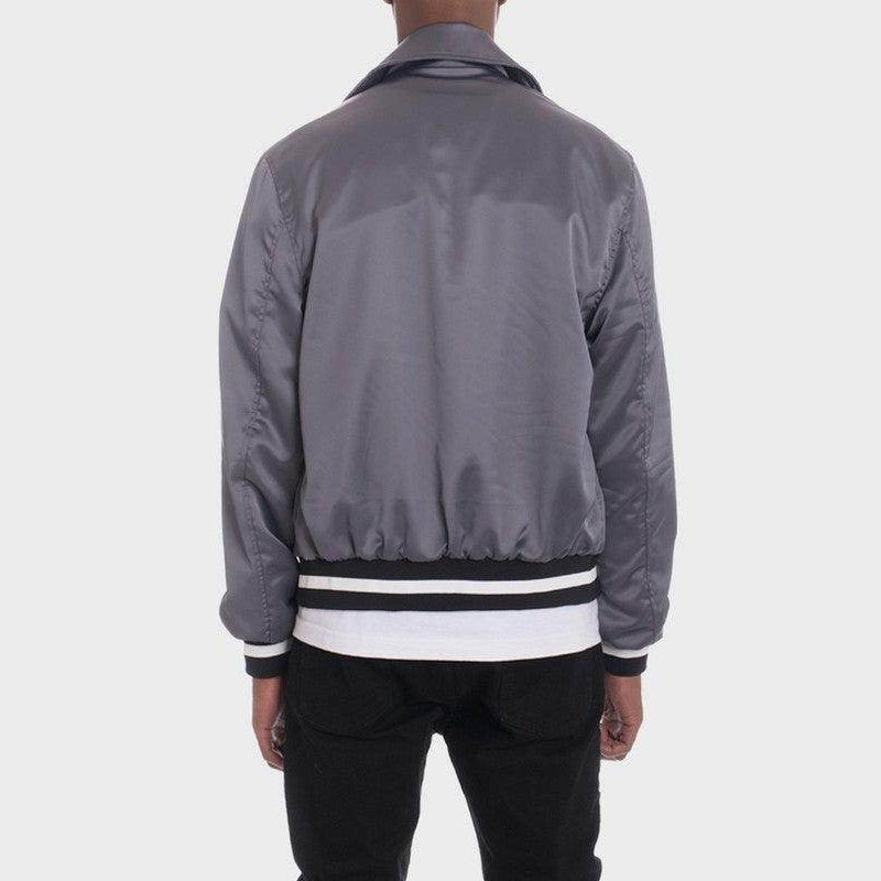 Luxury Satin Bomber Jacket - VacationGrabs