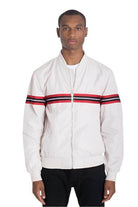 Men's Jackets Luxury Woven Taped Bomber Jacket