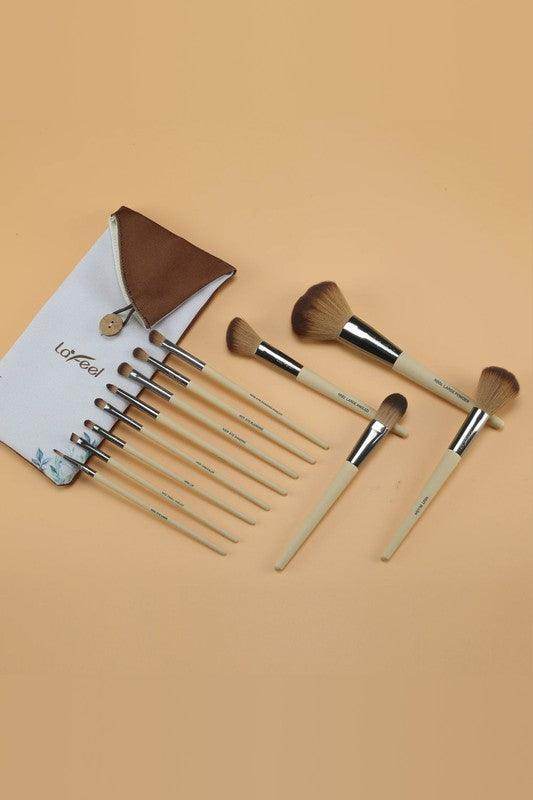 Sifides makeup brush set travel case featuring eco-friendly brushes for flawless beauty application