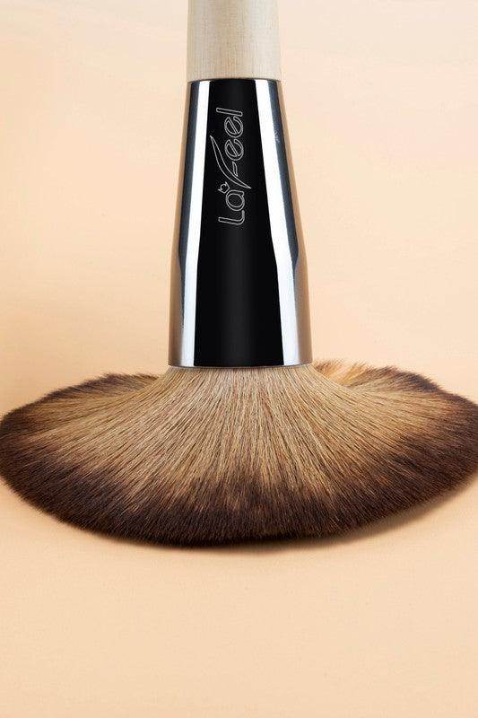 Sifides makeup brush set travel case featuring a large, soft brush with a sleek handle for easy application