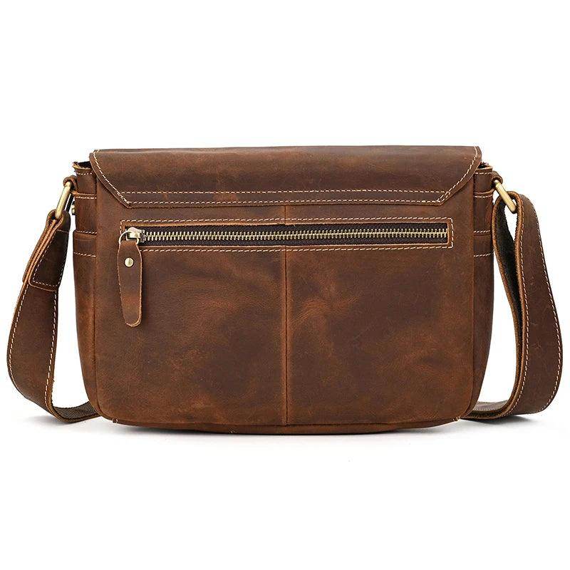 Male Female Leather Crossbody Bags Sling Bag Anti Theft - VacationGrabs