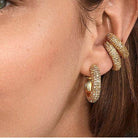 Colorful Jeweled Rhinestone Max Ear Cuffs - VacationGrabs