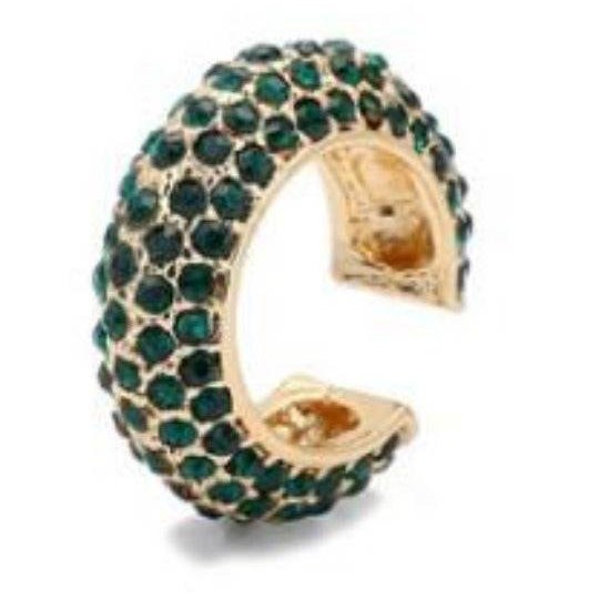 Colorful Jeweled Rhinestone Max Ear Cuffs - VacationGrabs