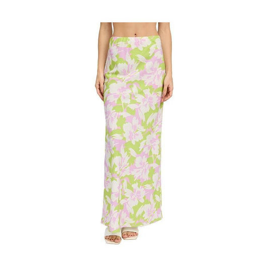 Maxi Floral Bias Skirt - VacationGrabs