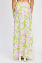 Maxi Floral Bias Skirt - VacationGrabs
